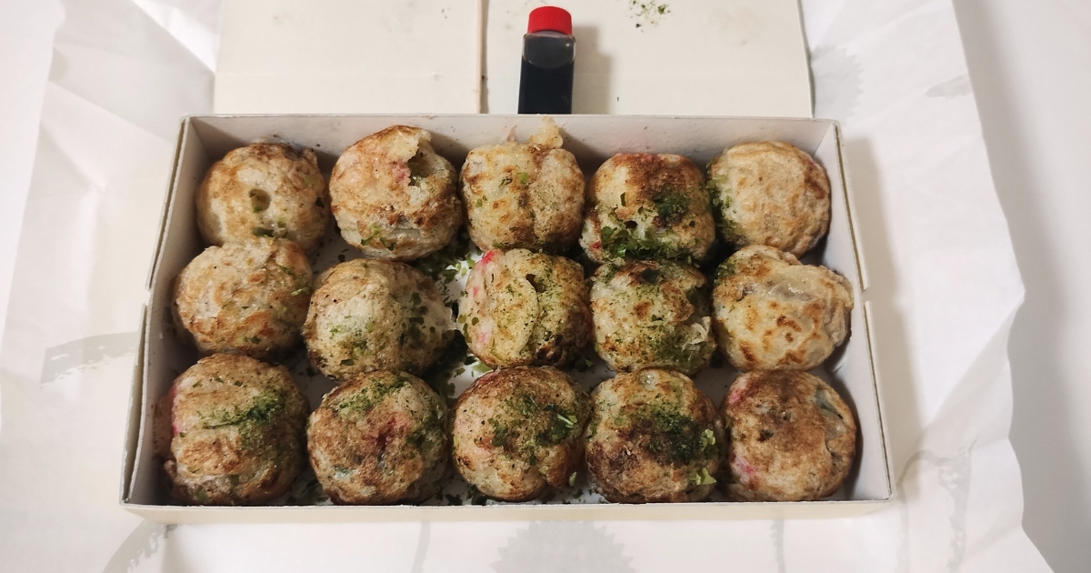 春日部市「あま太郎」のたこ焼き