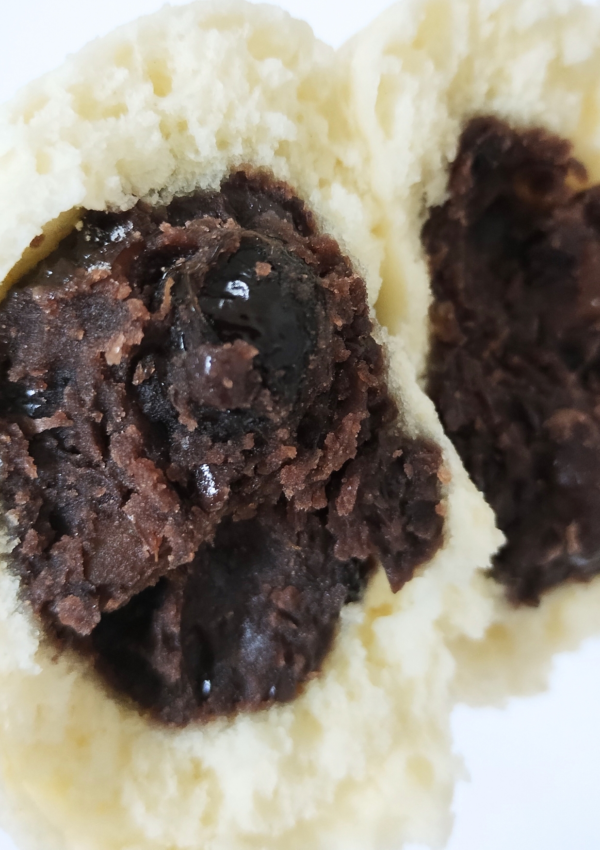 道の駅庄和：黒豆まんじゅうの黒豆（庄和黒）