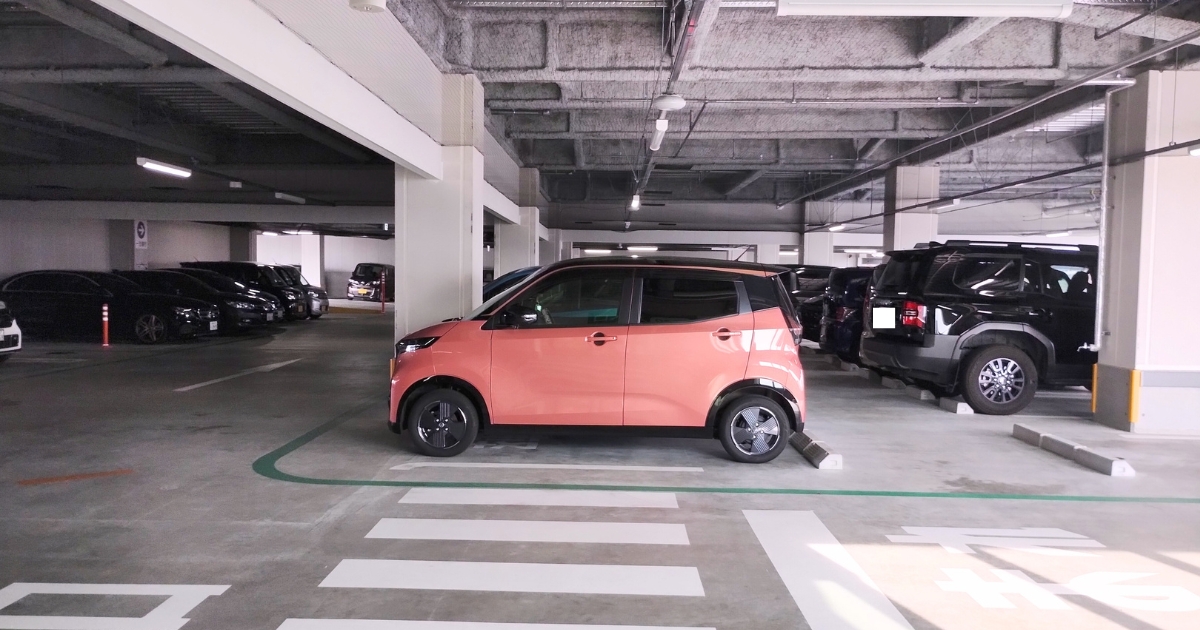 コープかすかべテラス3階駐車場
