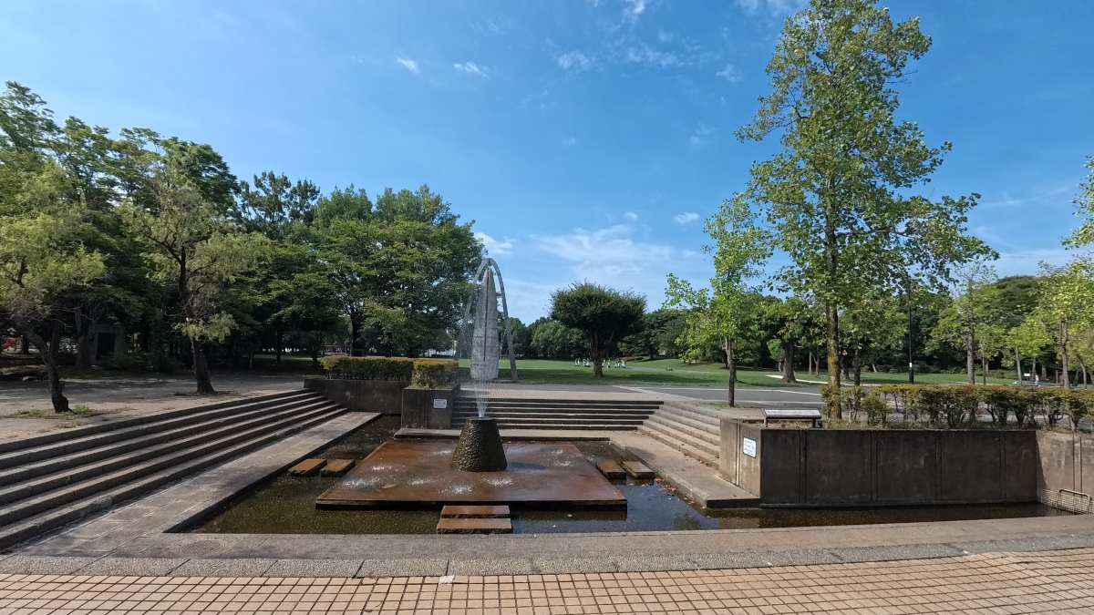 庄和総合公園：噴水広場