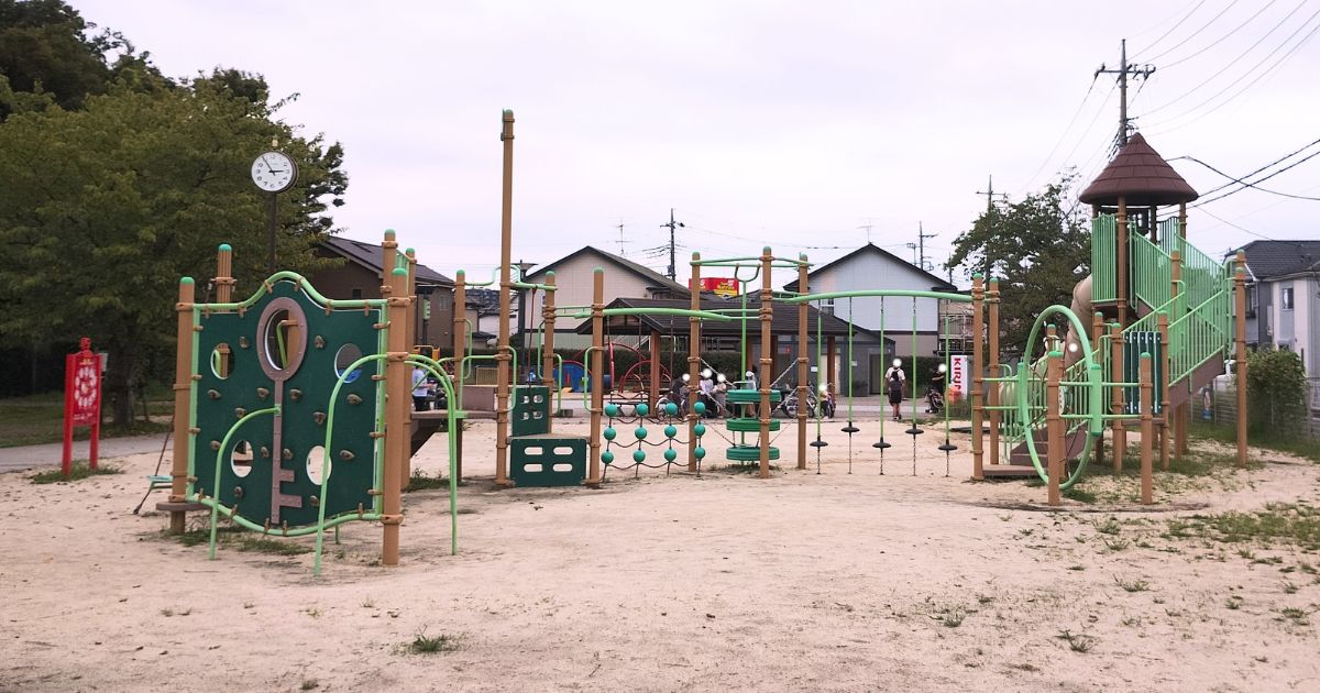 大枝公園(休日の様子)